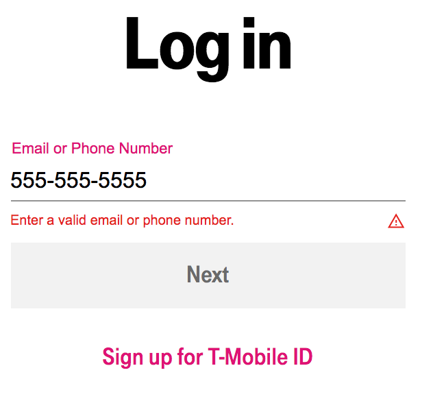 T-Mobile Face-plants the usability